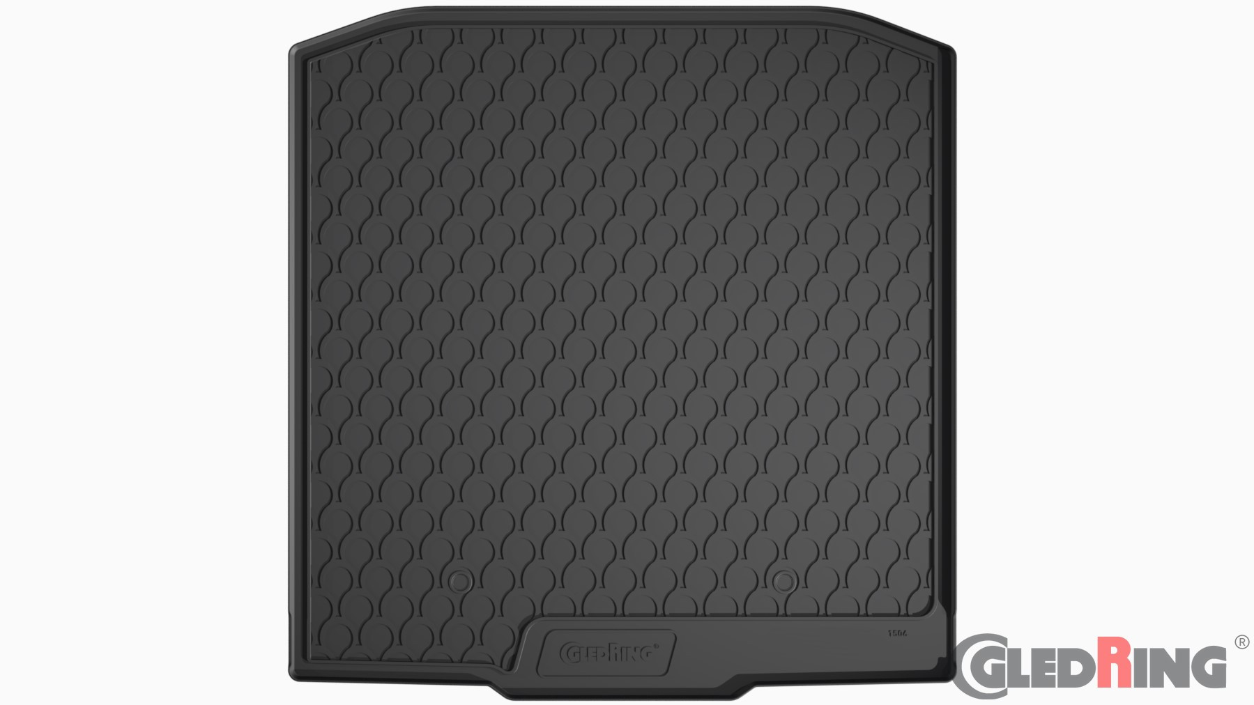 Original Gledring Premium Gummi Kofferraummatte - SKODA Oktavia Kombi 5E (Tiefer Boden) 2013-> modif.2017-2020