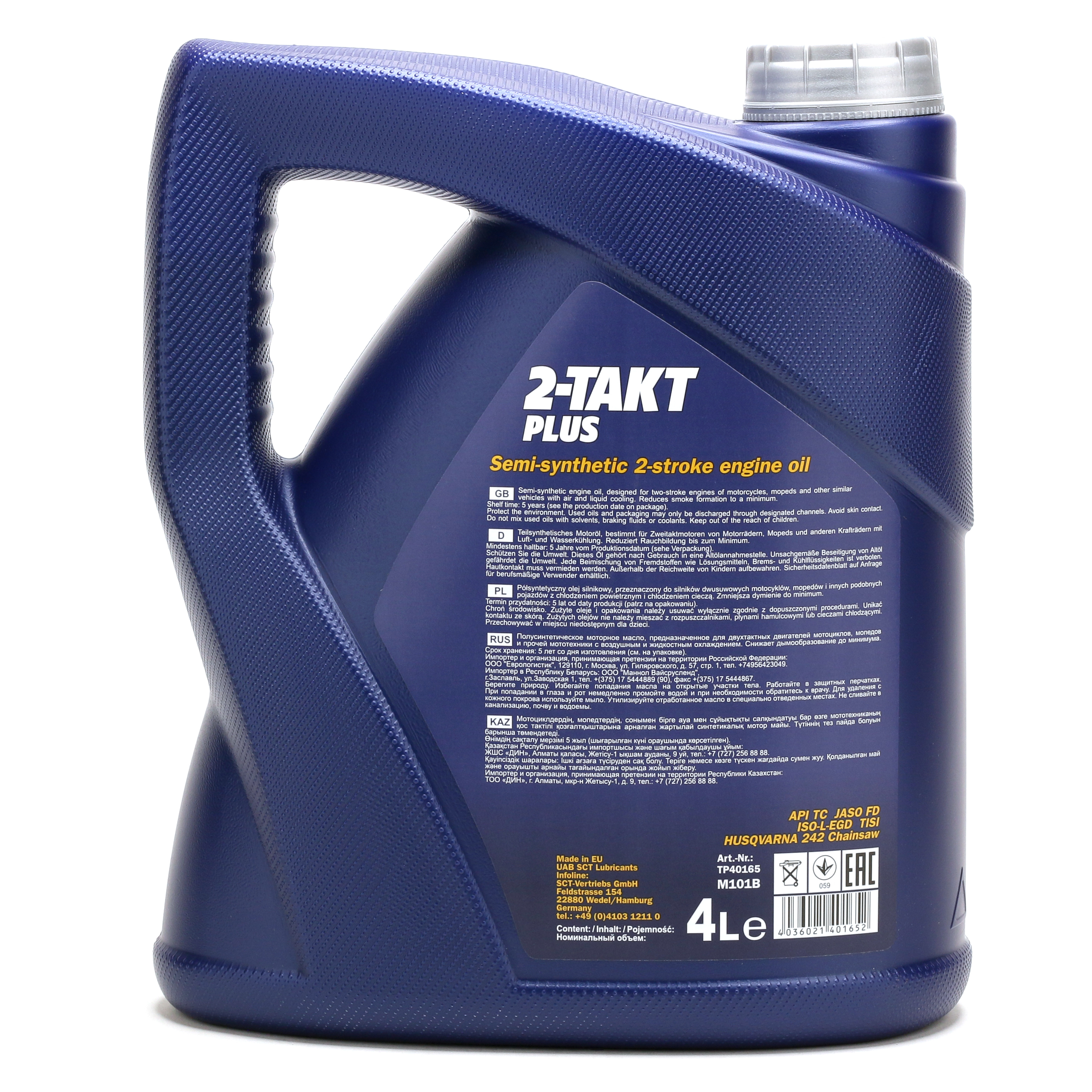 Mannol 7204 2-Takt Plus teilsynthetisches Motoröl 4l Kanister