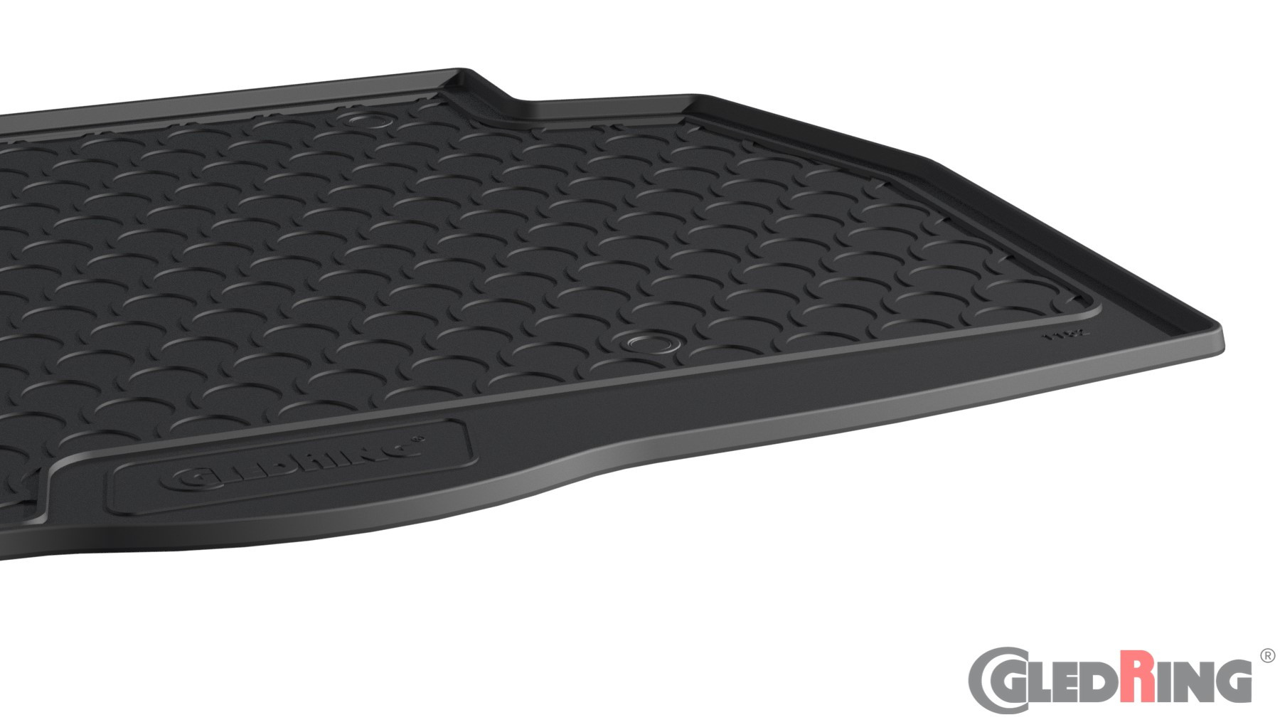 Original Gledring Premium Gummi Kofferraummatte - TOYOTA C-HR / Hybrid (Unterer Boden, ohne subwoofer) 2016->