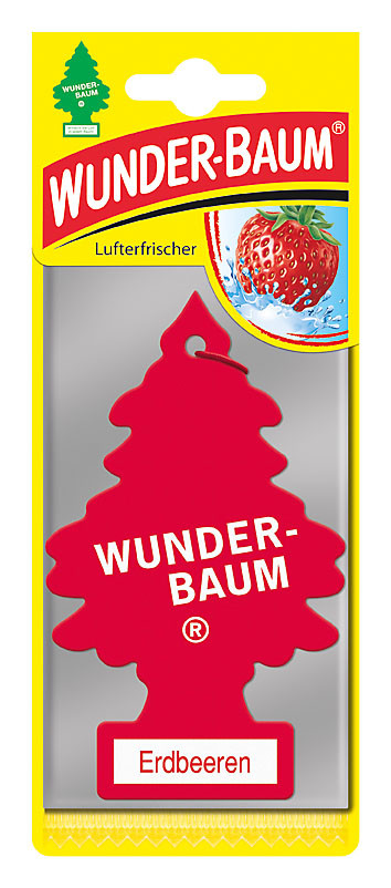 Wunderbaum® Erdbeere - Original Auto Duftbaum Lufterfrischer