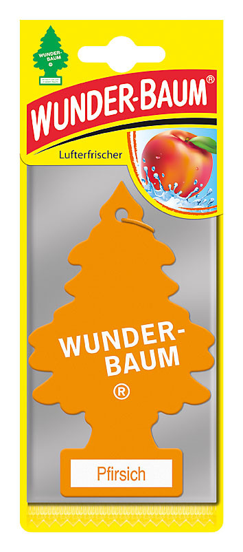 Wunderbaum® Pfirsich - Original Auto Duftbaum Lufterfrischer