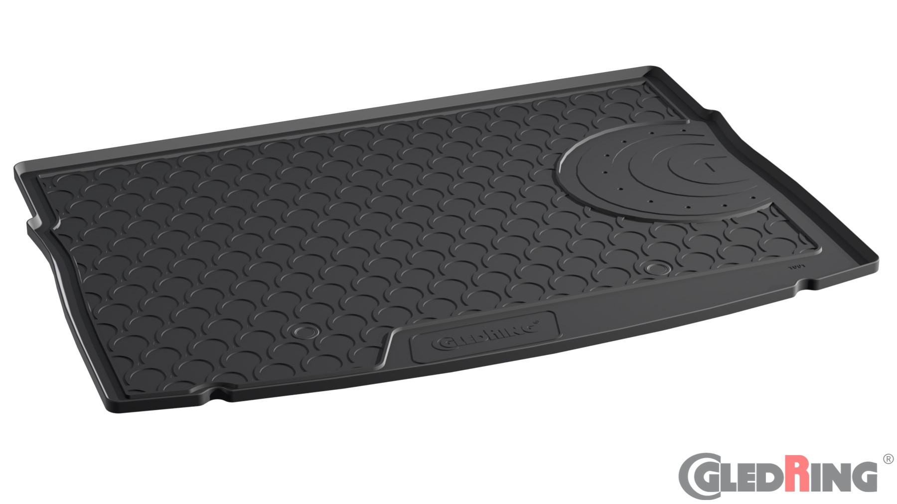 Original Gledring Premium Gummi Kofferraummatte - VOLKSWAGEN Golf VII HB (Oberer Boden) 2012-2020