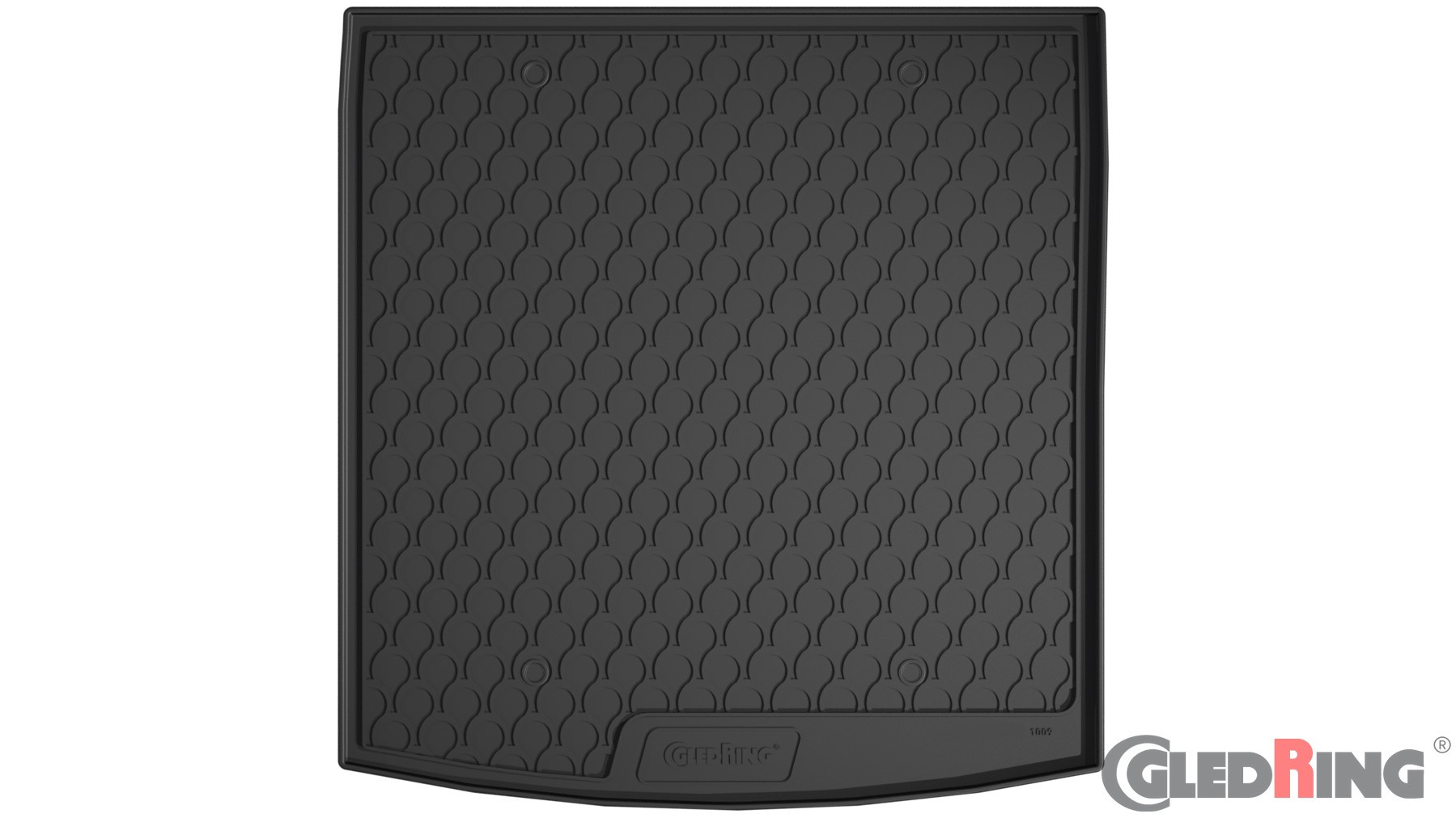 Original Gledring Premium Gummi Kofferraummatte - VOLKSWAGEN Golf VII Kombi (Oberer Boden) 2012-2020