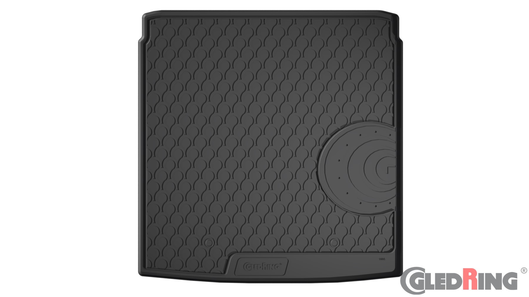 Original Gledring Premium Gummi Kofferraummatte - VOLKSWAGEN Passat 3C Sedan 2005-2014