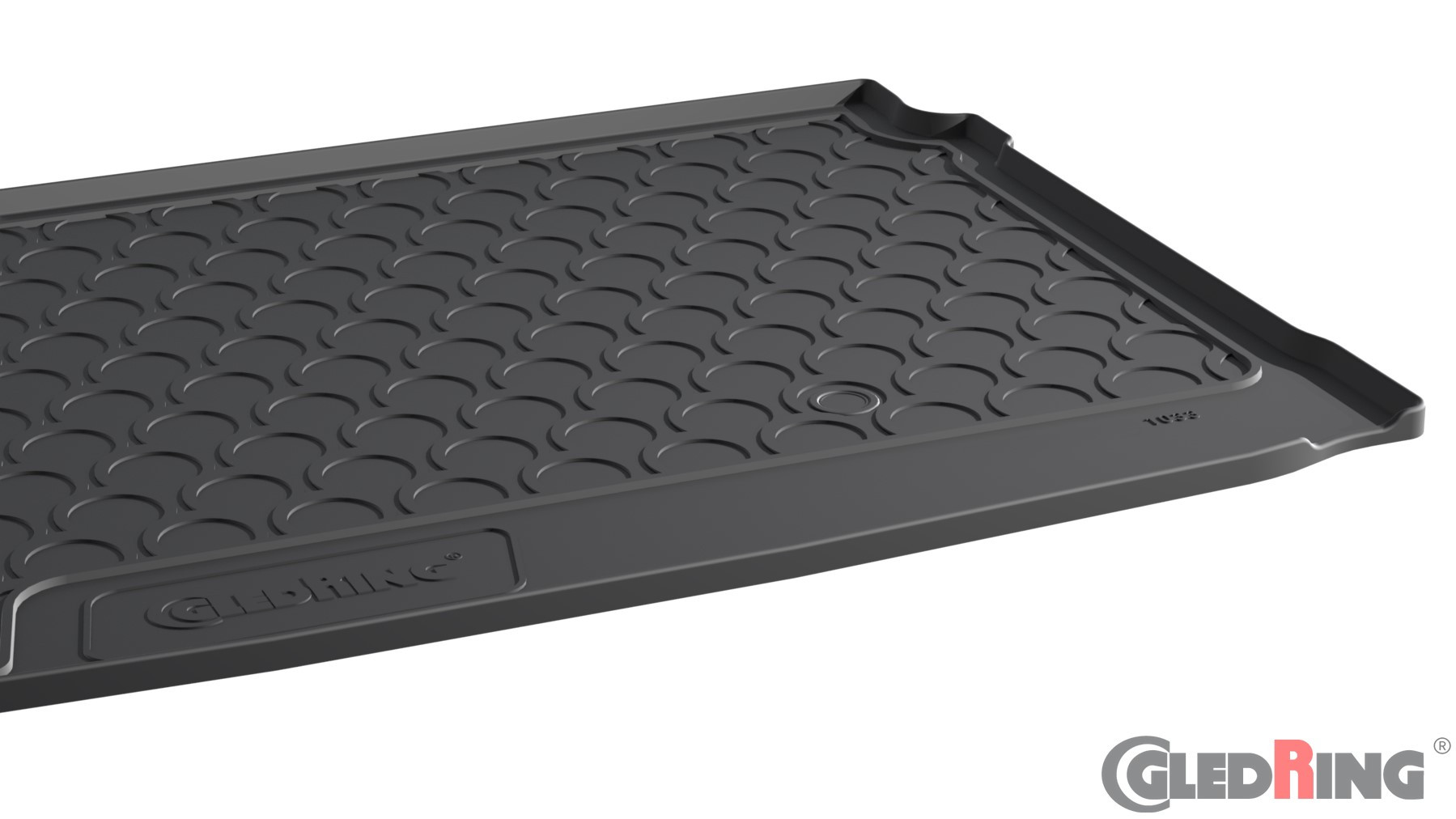 Original Gledring Premium Gummi Kofferraummatte - VOLKSWAGEN Polo (Basisboden) 2009->