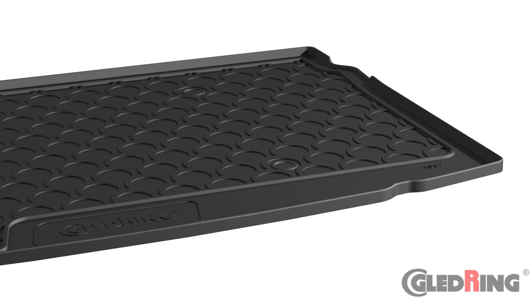 Original Gledring Premium Gummi Kofferraummatte - VOLKSWAGEN Polo (Basisboden) 2017->