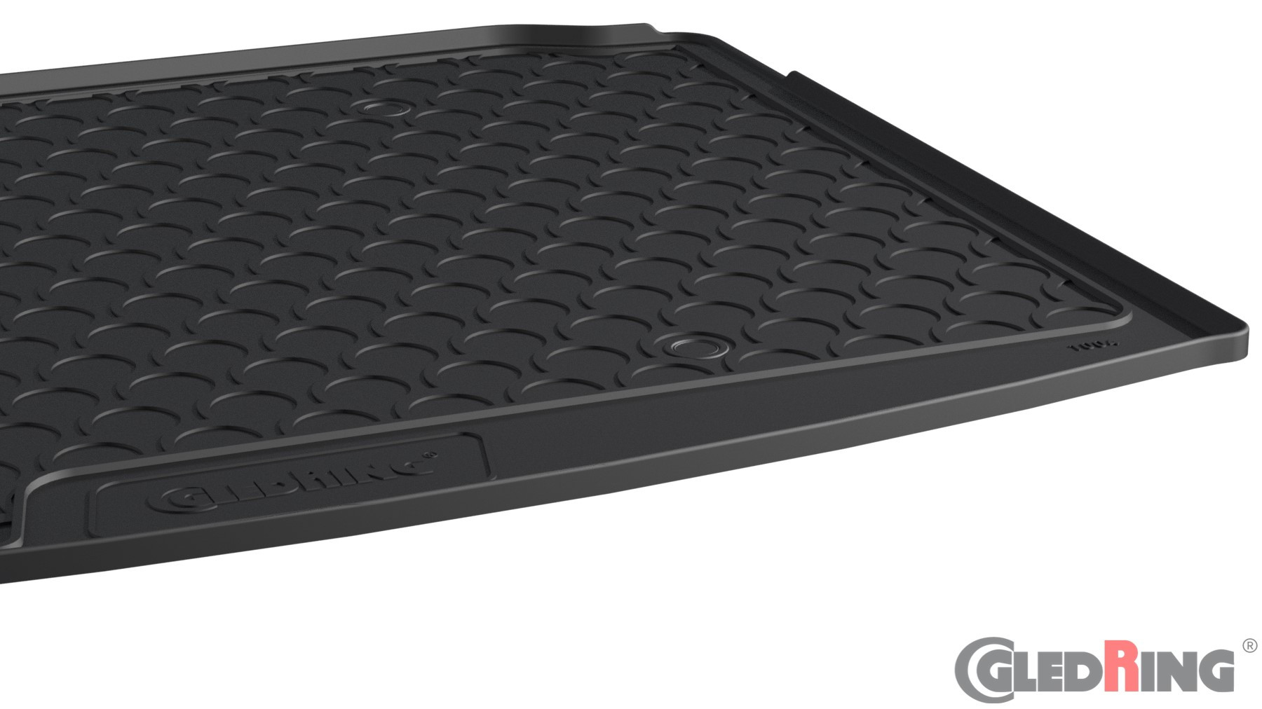 Original Gledring Premium Gummi Kofferraummatte - VOLKSWAGEN Tiguan (Tiefer Boden ohne Reserverad) 2015-2024