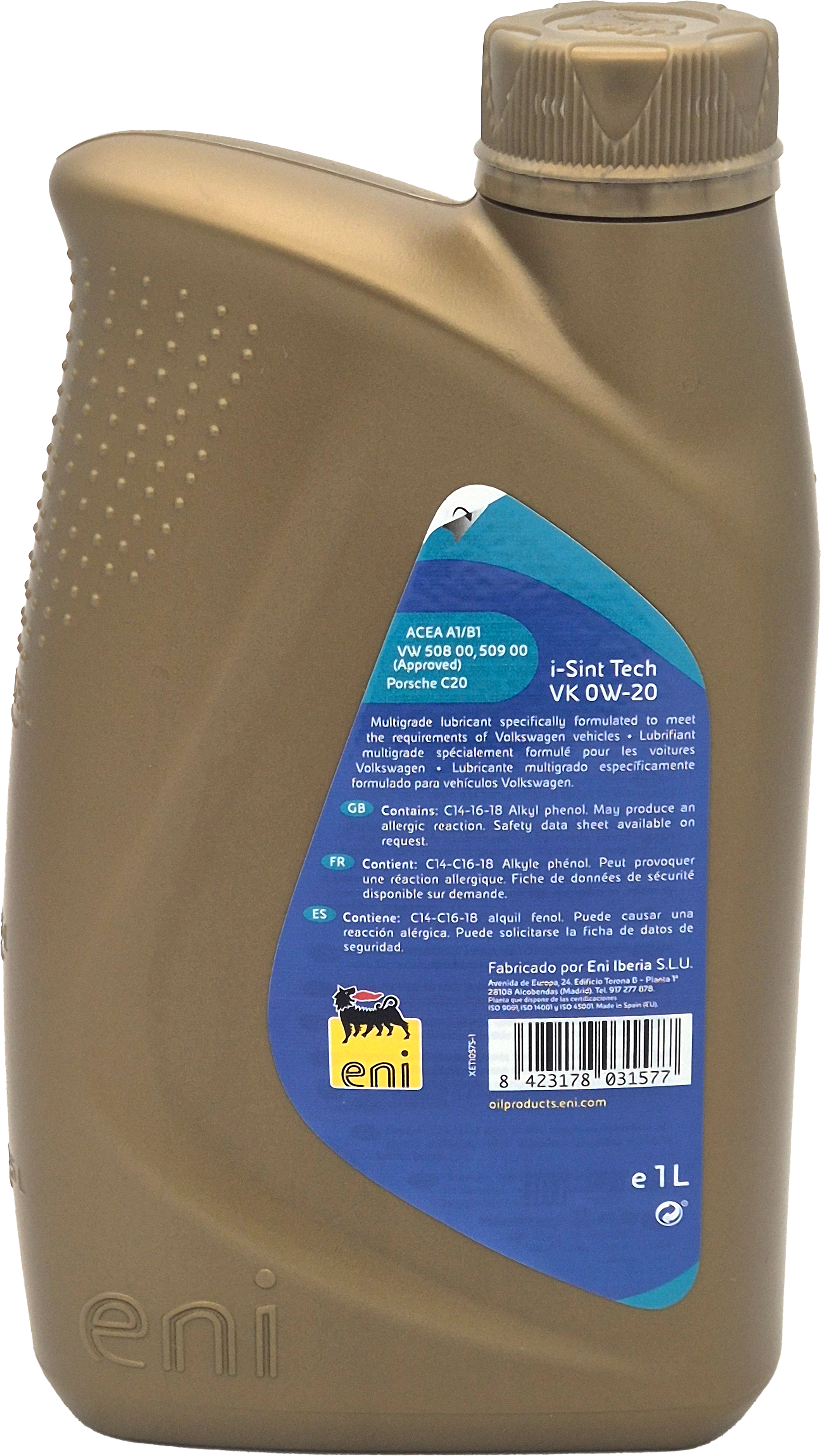 Eni i-Sint tech VK 0W-20 Motoröl 1l