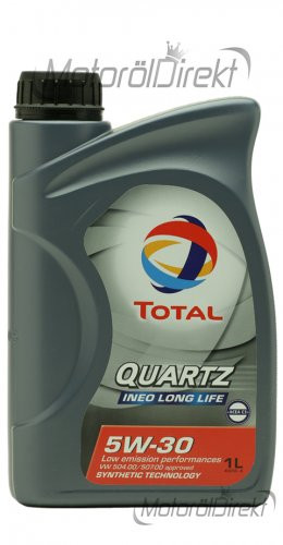 TOTAL Quartz Ineo L Life 5W-30  VW 504 00 / 507 00 Longlife-3 Motoröl 1l
