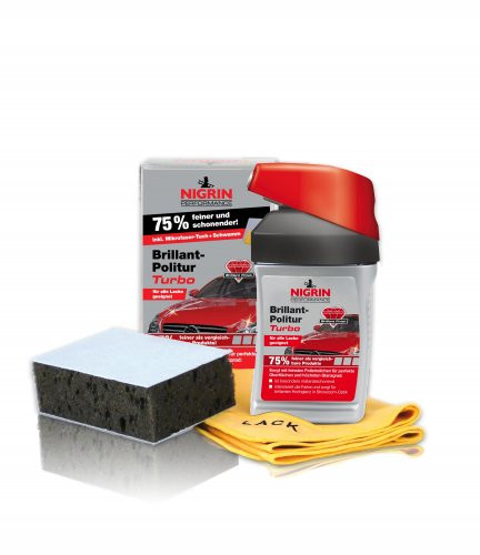 Nigrin Performance Brillant-Politur Turbo Set 300ml