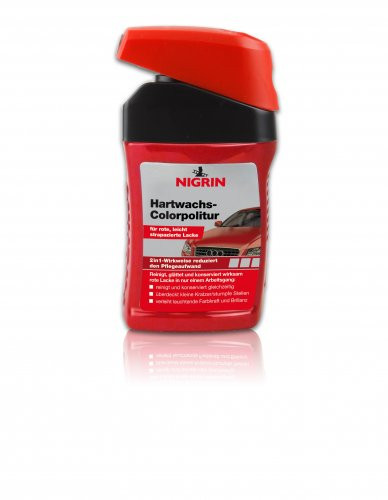 Nigrin Hartwachs-Colorpolitur rot 300ml