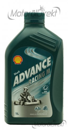 Shell Advance Racing M KART teilsynthetisches 2-Takt Motorrad Motoröl