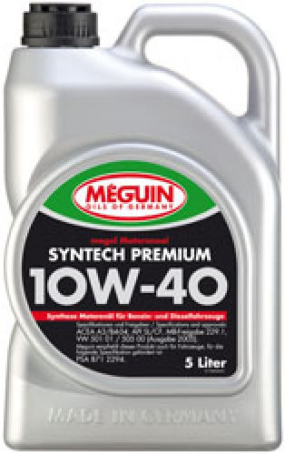 Meguin megol 4338 Diesel & Benziner Motoröl Syntech Premium SAE 10W-40 5l