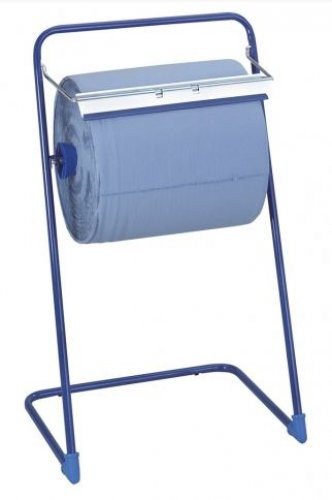 Putzrollen-Spender, Bodenständer, Metall