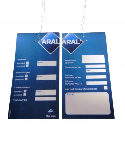 Aral Ölzettel Anhänger 1Stk.