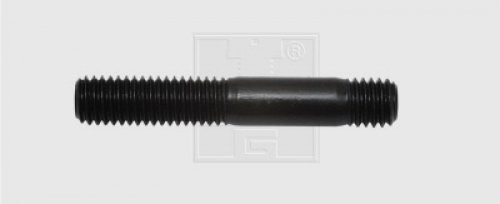 Stiftschraube 5.8 M8 x 30, Stahl blank thermisch geschwärzt, DIN 939 4Stk.