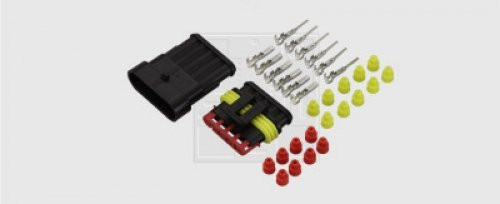 Superseal Steckverbinder-Set 5-polig, 5 x 1,5 mm², DIN 40050-9