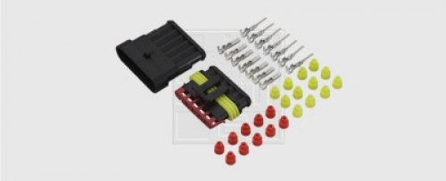 Superseal Steckverbinder-Set 6-polig, 6 x 1,5 mm², DIN 40050-9