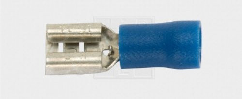 Flachsteckhülse Steckverteiler 6,3/1,5-2,5mm², blau 5Stk.