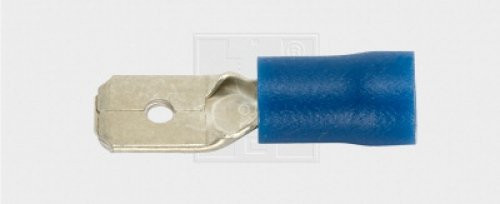 Flachsteckzunge 6,3/1,5-2,5mm², blau 7Stk.