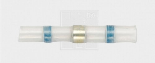 Lötstoßverbinder mit thermoplastischem Ring 2 - 4 mm², blau 2Stk.
