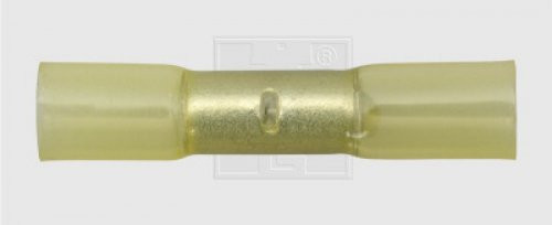 Wärmeschrumpfstoßverbinder 4 - 6 mm², gelb 2Stk.