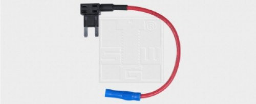 Sicherungshalter für Flachstecksicherungen Mini, mit Kabel 15A / 1,5mm² 1Stk.