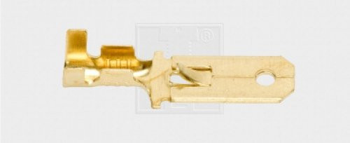 Flachsteckzunge unisoliert 6,3/1,5-2,5mm² 7Stk.