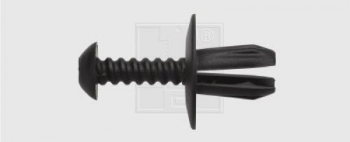Schraubniet MERCEDES-BENZ, schwarz 5Stk.
