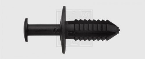 Kunststoffspreizniet MERCEDES-BENZ, schwarz, Kunststoff 5Stk.