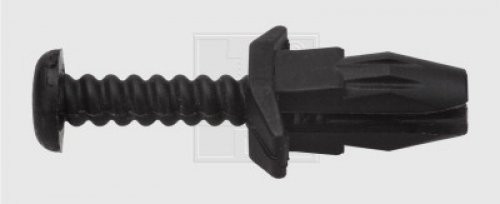 Schraubniet vierkant BMW, schwarz 5Stk.