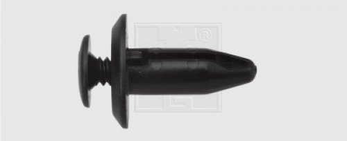 Schraubniet FORD, schwarz 5Stk.