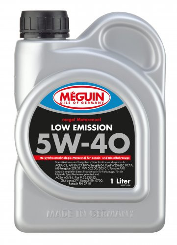 Meguin megol 9608 Motoröl Low Emission SAE 5W-40 1l