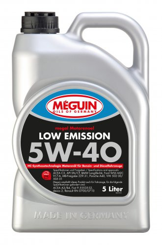 Meguin megol 6574 Motoröl Low Emission SAE 5W-40 5l
