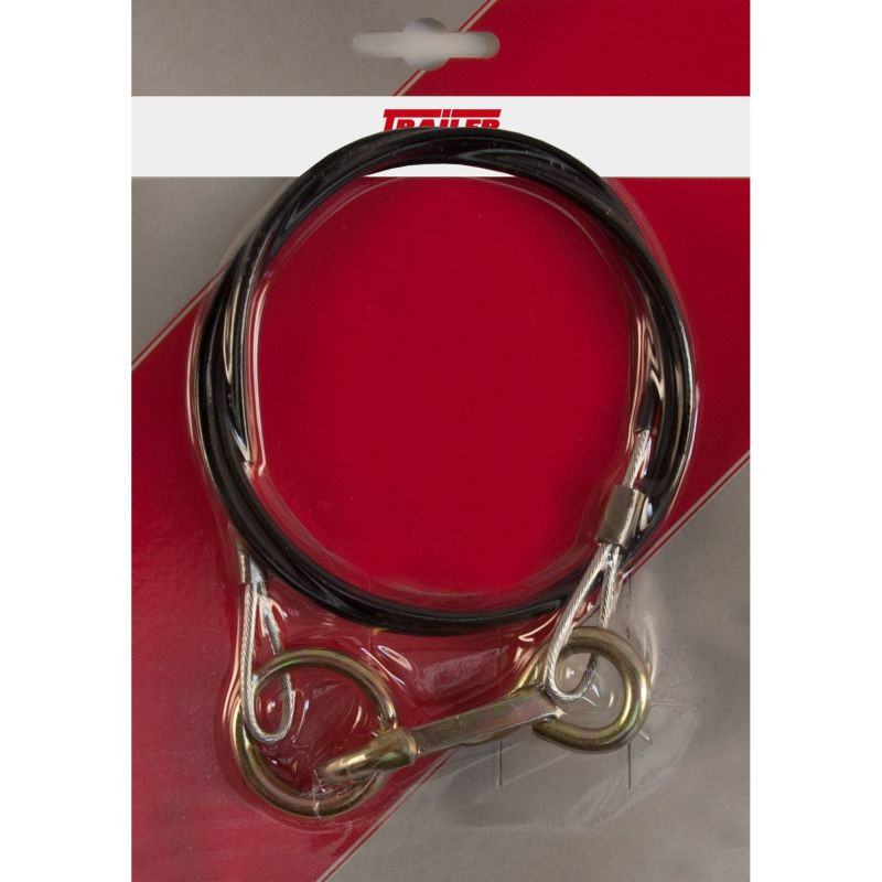 Abreißseil mit Ring 1000 mm, schwarz, verpackt