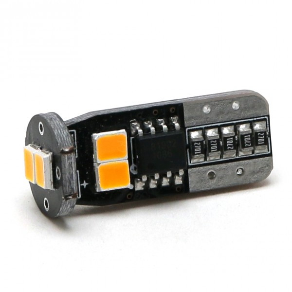 LED Glassockel WY5W T10 6x 2835 SMD Orange