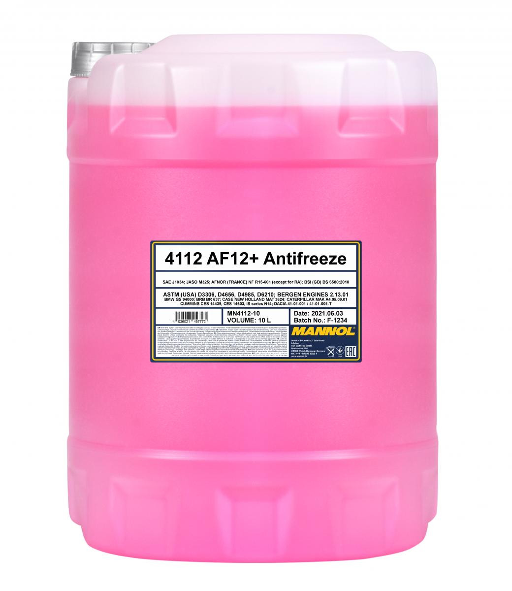 Mannol 4112 AF12+ Kühlerfrostschutz Konzentrat 10l Kanister