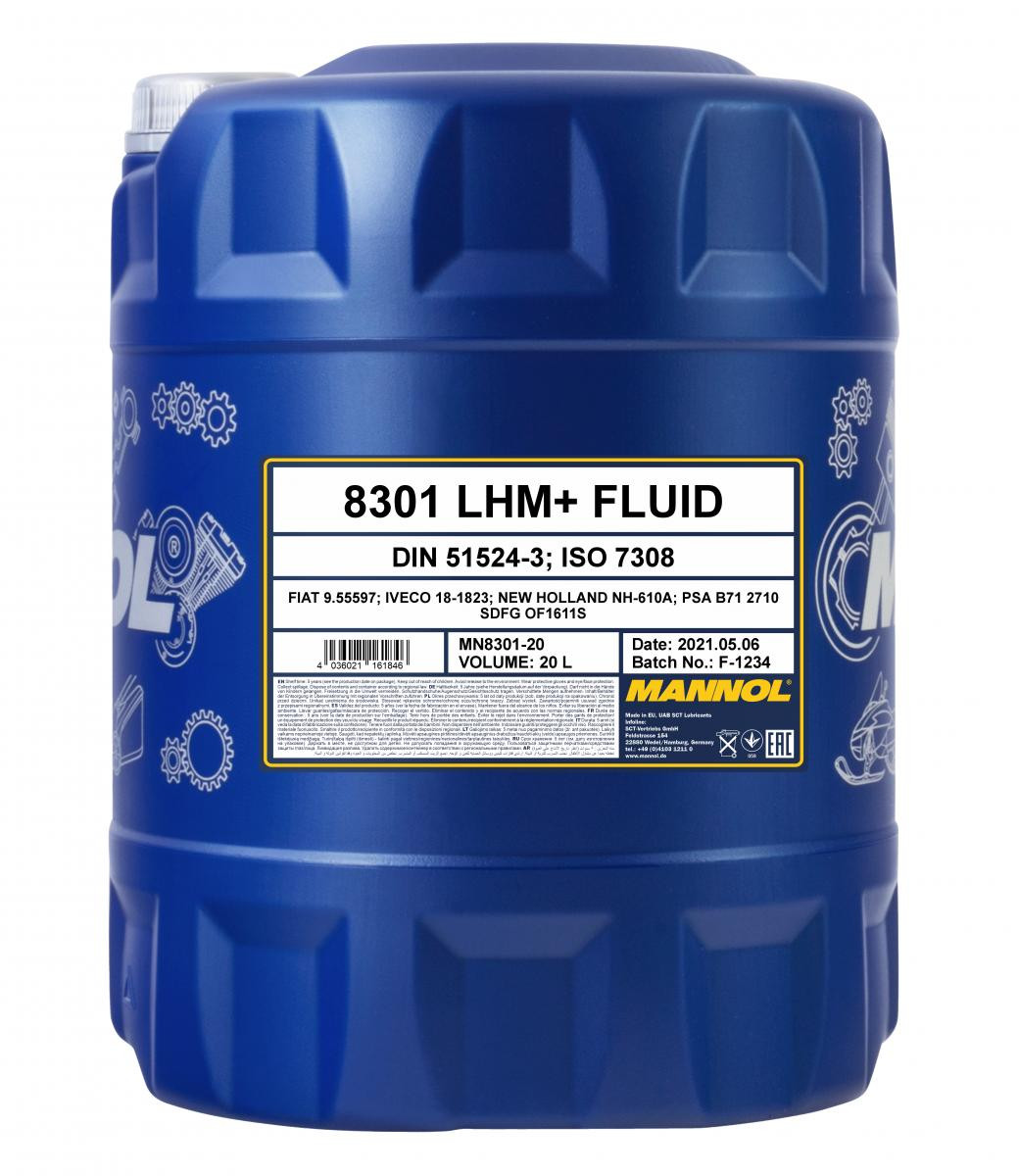 Mannol 8301 LHM Plus Fluid Zentralhydrauliköl 20l Kanister