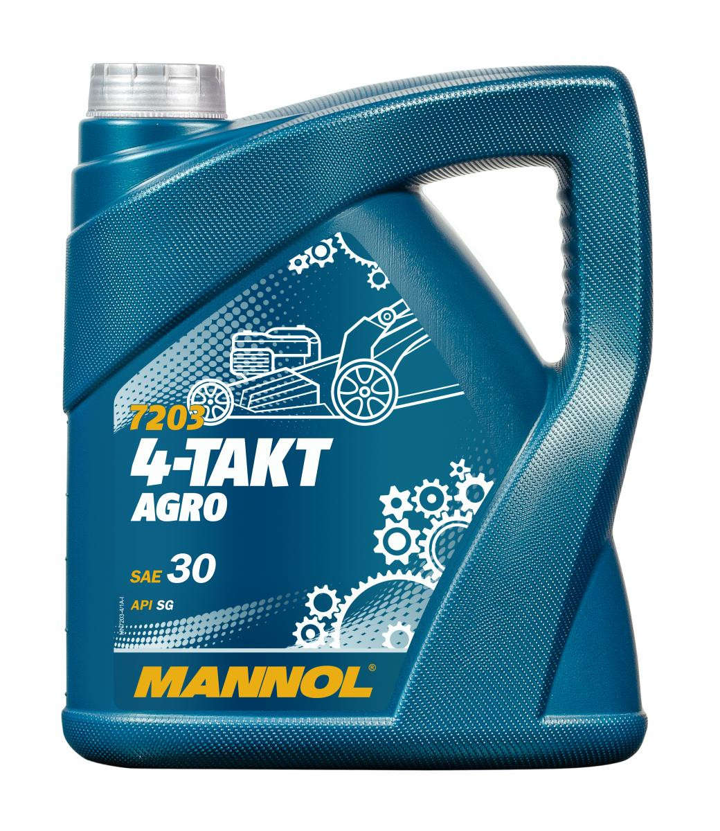 Mannol 7203 4-Takt Agro SAE 30 Motoröl 4l Kanister