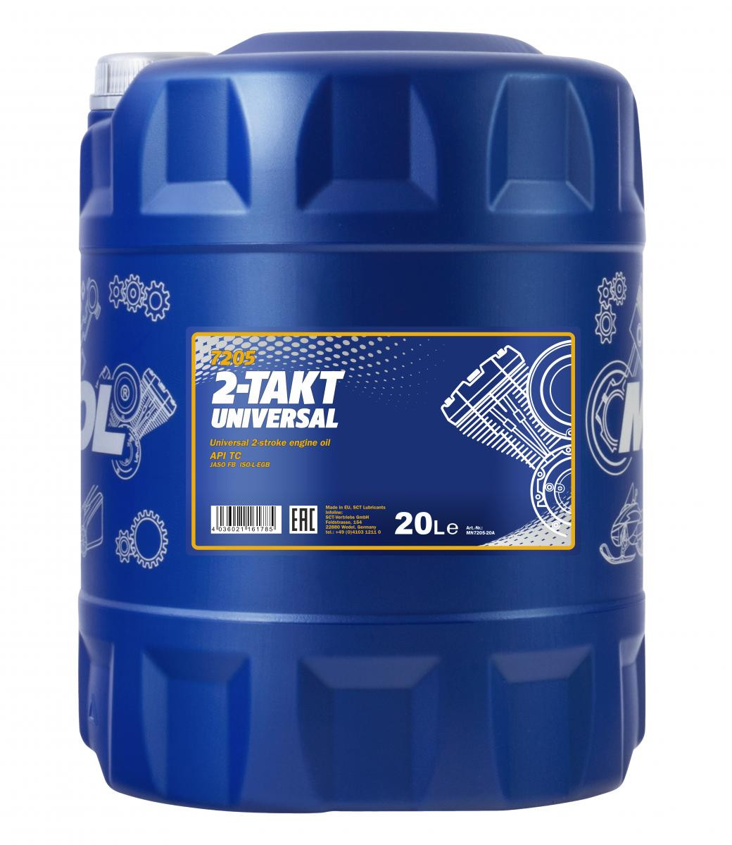 Mannol 7205 2-Takt Universal mineralisches Motoröl 20l Kanister