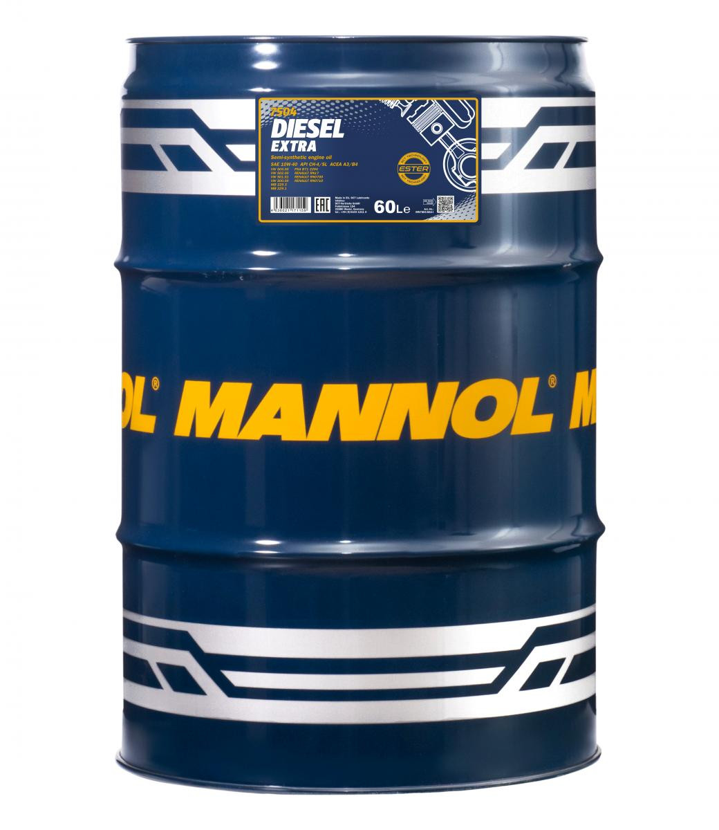 Mannol 7504 Diesel Extra 10W-40 teilsynthetisches Motoröl 60l Fass