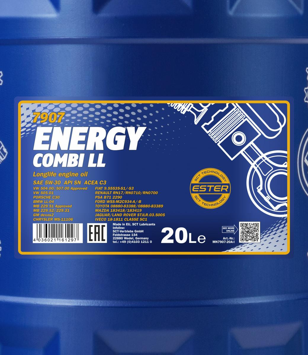  Energy Combi Longlife 5W-30 Motoröl 20l Kanister - SAE 5W-30 .