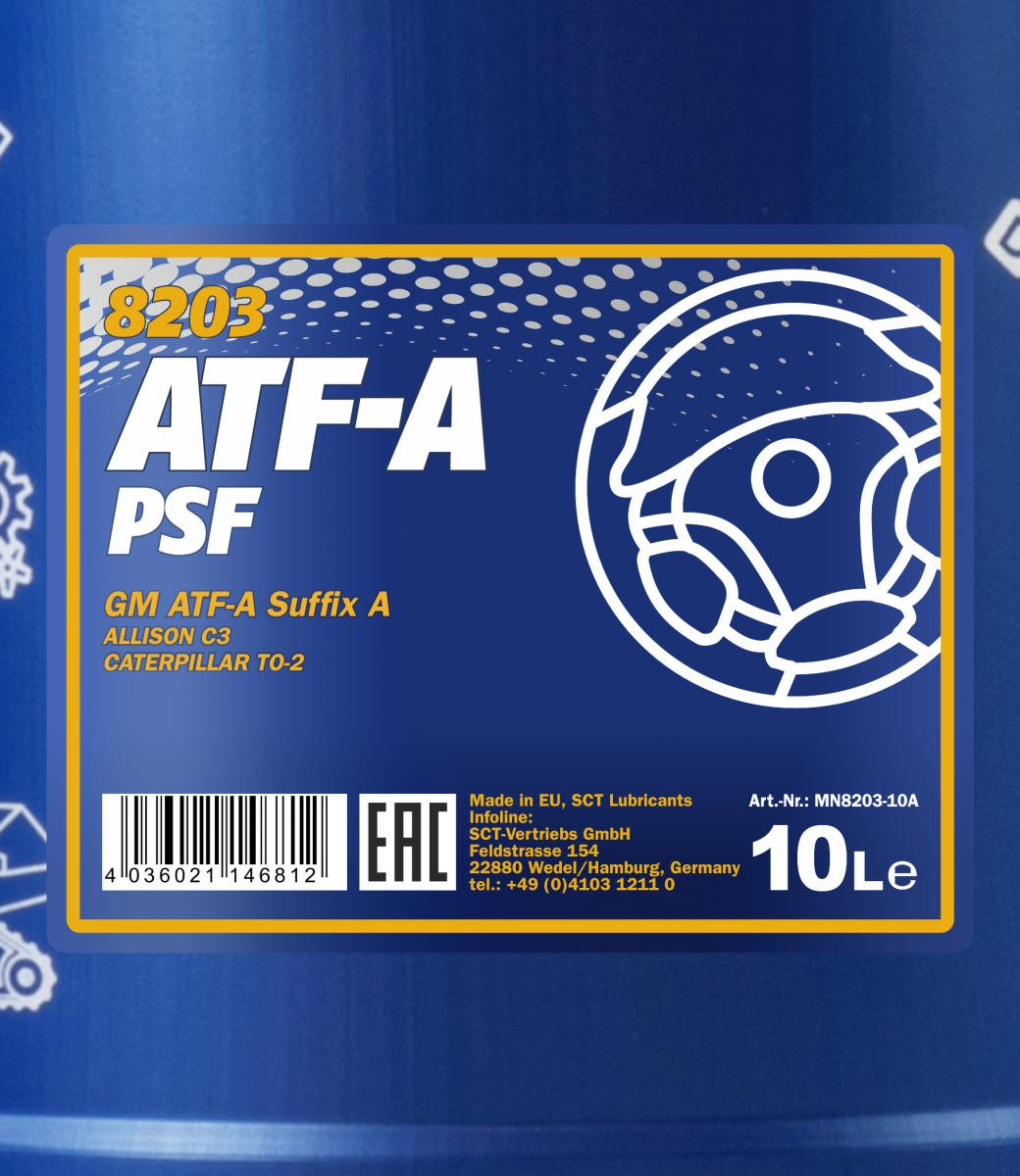 Mannol 8203 ATF-A/PSF Automatikgetriebeöl 10l Kanister