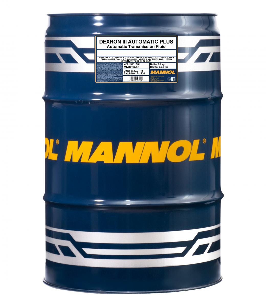 Масло mannol dexron 3