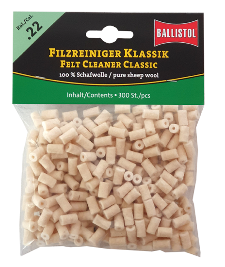 Ballistol Filzreiniger Klassik, Kal. .22, 300 Stück