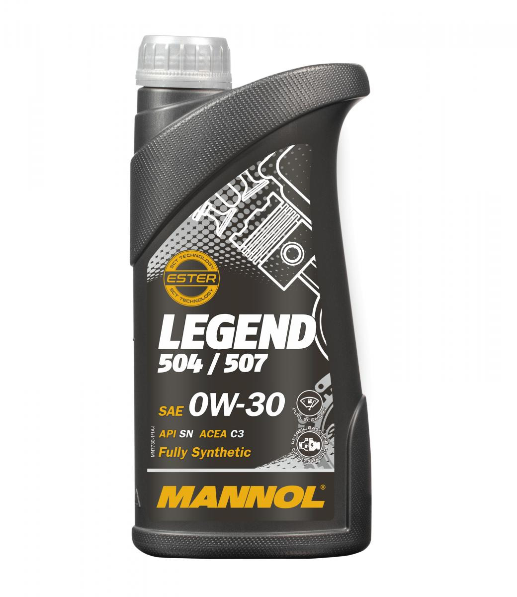 Mannol 7730 Legend 504/507 0W-30 Motoröl 1l Flasche