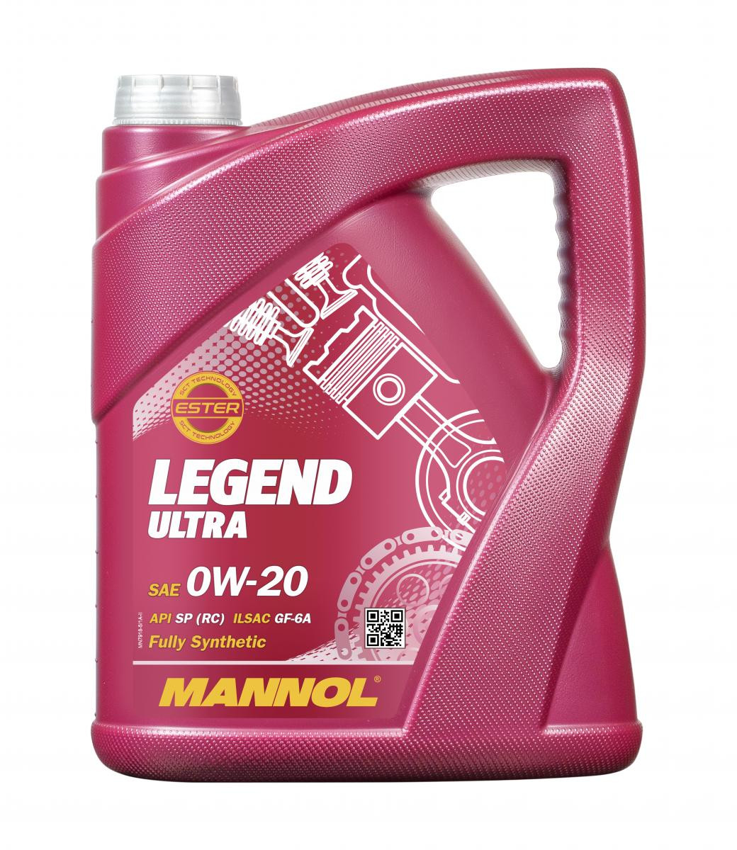 Mannol 7918 Legend Ultra 0W-20 synthetisches Motoröl 5l Kanister