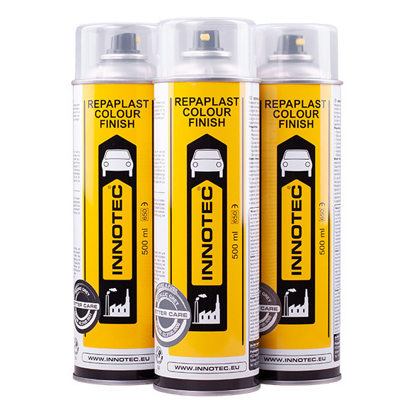 Innotec Repaplast Colour Finish Better Care Kunststofflack 500 ml, silbergrau