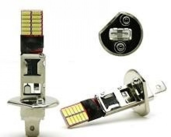 LED Nebelscheinwerfer Birne Lampe H1 24x 4014 SMD Weiß