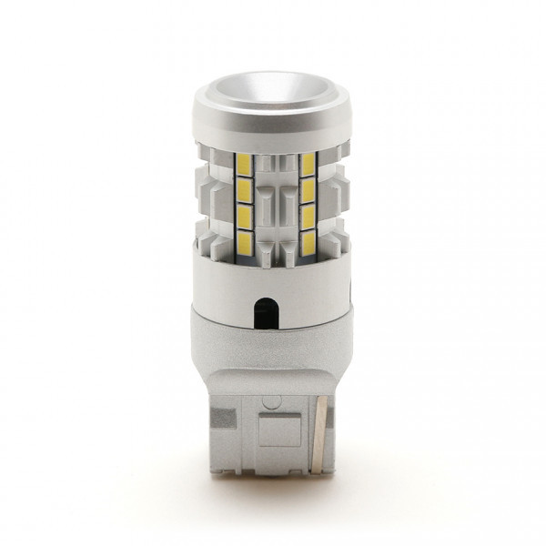 LIMOX LED Metalsockel W21W T20 7440 26x 3030 SMD Weiß 100 % Canbus Inside